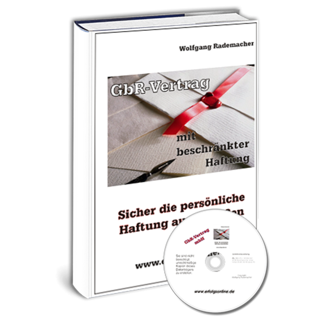GbR-Vertrag mit beschränkter Haftung (gebundenes Buch)