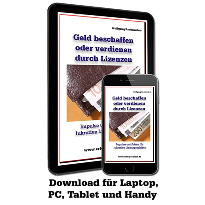 Geld beschaffen oder verdienen mit Lizenzen (Download)