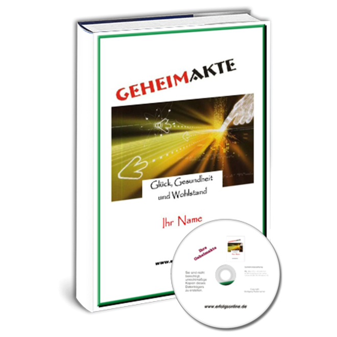 Ihre persönliche Geheimakte (gebundenes Buch)