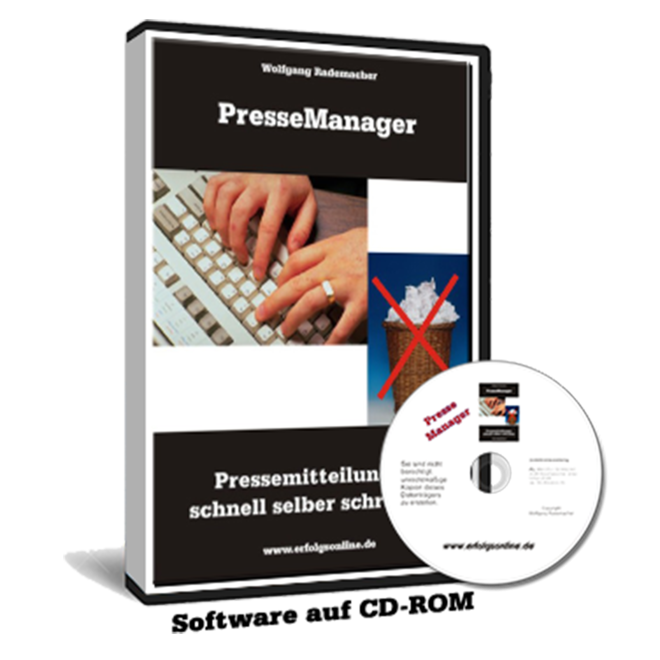 PresseManager (gebundenes Buch mit CD-ROM)