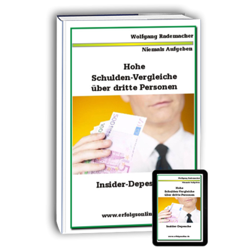 Hohe Schulden-Vergleiche über dritte Personen
